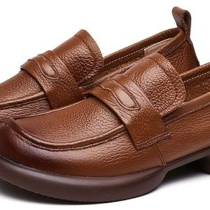 women's loafers : size 3.5 7.5 ,brown & black
